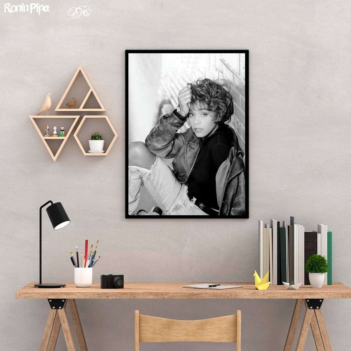 

Музыкальный постер Уитни Хьюстон на холсте