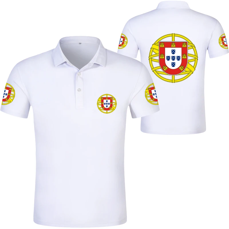 Португалия футболка поло бесплатная пользовательское имя номер prt Поло рубашка