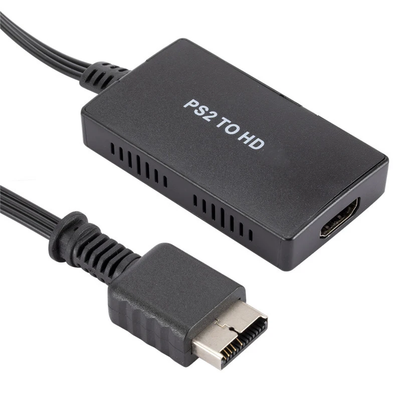 Конвертер PS2 в HDMI-совместимый с кабелем питания адаптер для Playstation 2 кабель