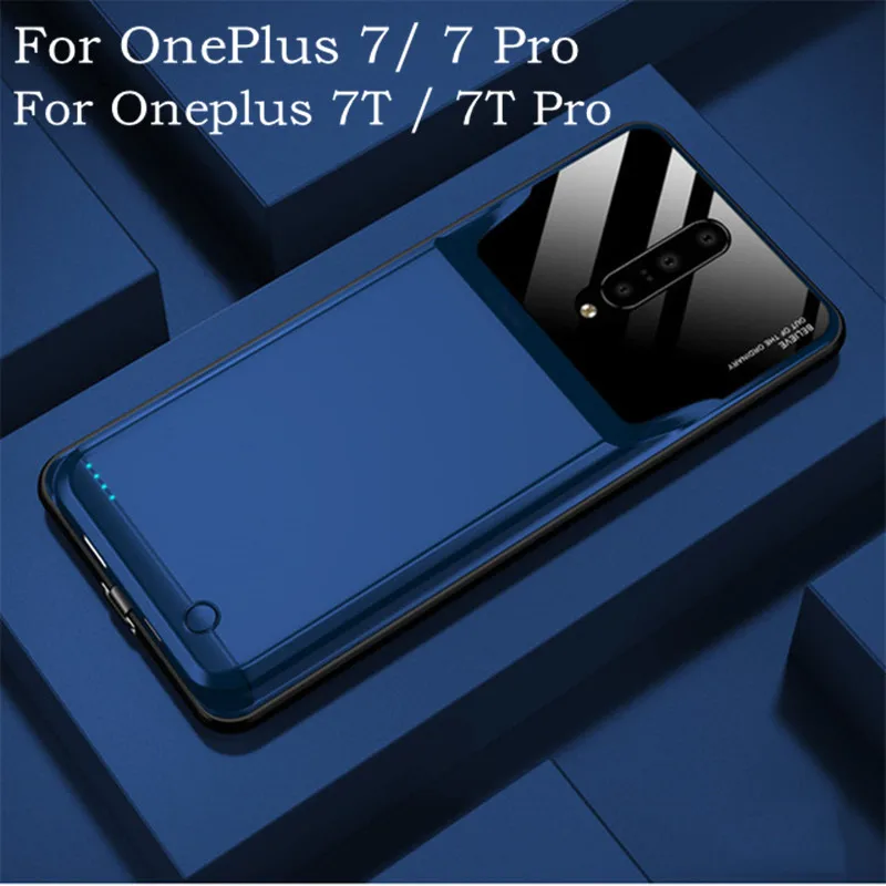 

6000mAh Portable Power Bank Battery Charger Cases for Oneplus 7 7 Pro Battery Case External Smart Charging Cover for Oneplus 7T