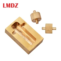 lmdz brass edge oil box with two rollers mini side oil hopper box dye box bucket diy leather craft tool mini leather processor