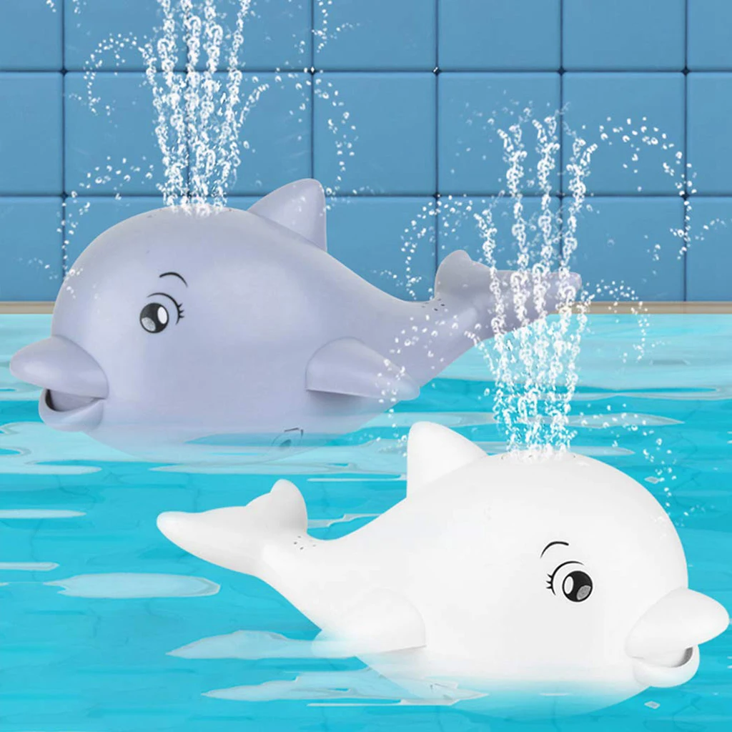 

Baby Bath Toys Dolphin Bathtub Toy for Toddlers Boys Girls Swimming Pool Toy