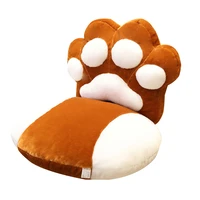 simulation cute cay paw shaped one piece cushion cat claw chair plush seat pad and back cushion suffed and super elastic pillows