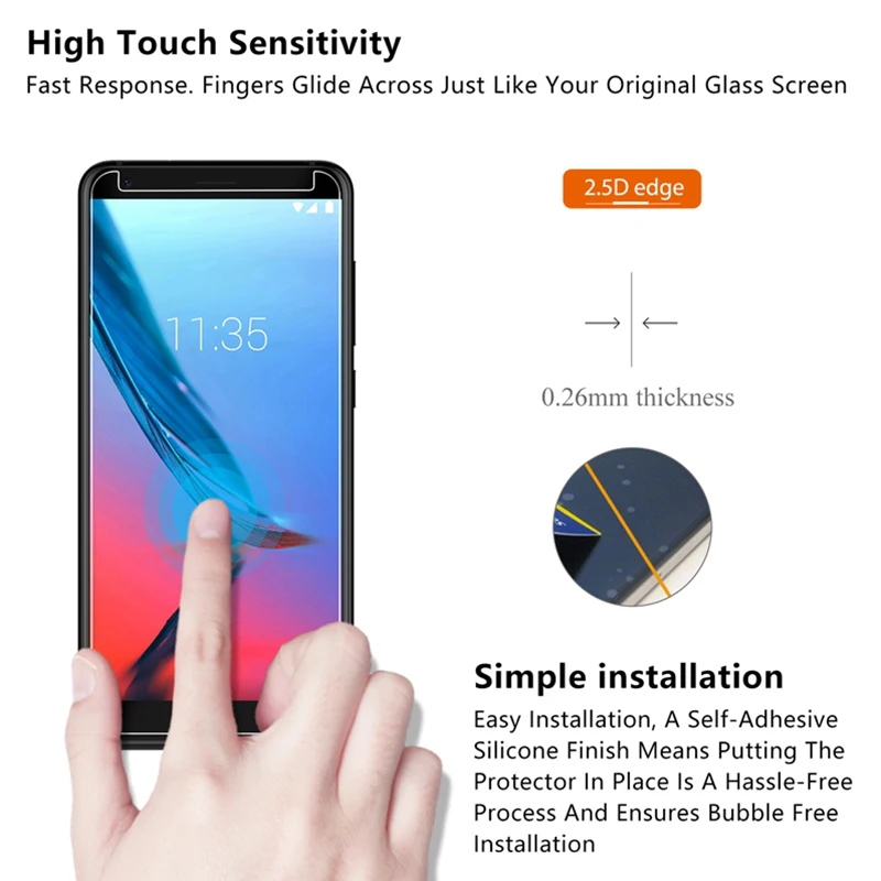 Закаленное стекло для ZTE Blade V7 Lite V6 V Plus закаленное Zte Nubia V9 Vita V8 Mini Max Pro | Мобильные