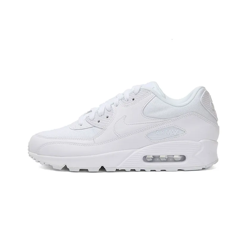 Оригинальные оригинальные мужские кроссовки NIKE AIR MAX 90, амортизация, Нескользящие, прочные, удобные, классические, для отдыха, для бега, 537384 - Цвет: 537384-111