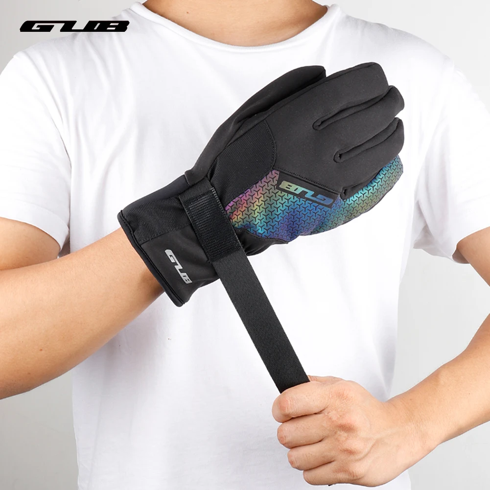 

Лыжные перчатки GUB 1 пара, мотоциклетные водонепроницаемые флисовые термоперчатки, зимние мужские и женские зимние перчатки для сноуборда