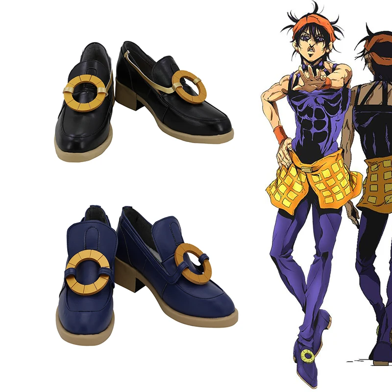 

Сапоги для косплея по мотивам аниме «невероятные приключения Джоджо», мужские ботинки для косплея Narancia Ghirga, ботинки для Хэллоуина, вечеринк...