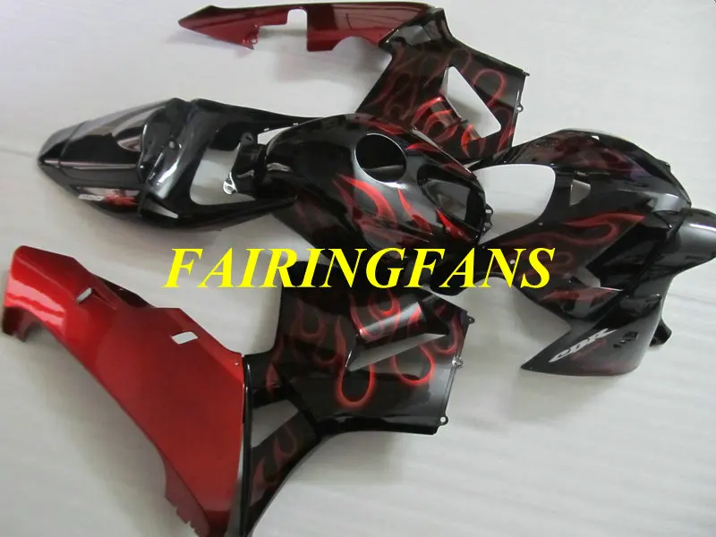 Набор обтекателей для HONDA CBR600RR F5 05 06 CBR 600 RR 600RR CBR600 2005 2006 Red Обтекатели с пламенем в