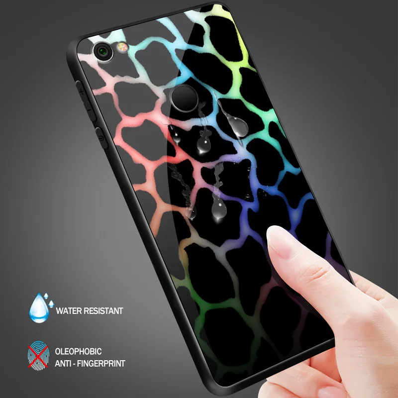 Для Xiaomi 6X5X8 9 SE A1 A2 Lite роскошный чехол из закаленного стекла для Redmi Note 5A 4X6 7 Pro Prime Fashion защитный чехол