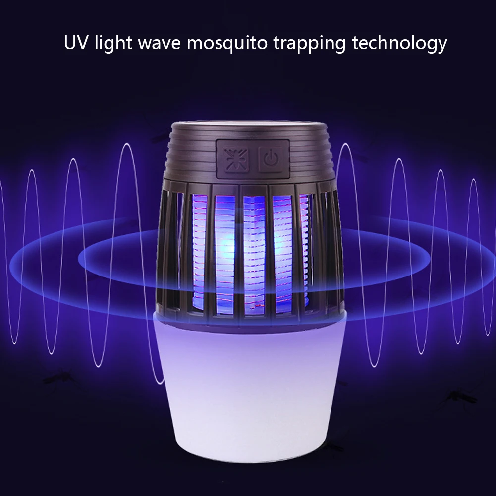 Электрическая лампа убийца от комаров многофункциональный светодиодный