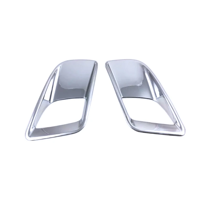 2 шт. ABS хром Задний противотуманный фонарь Крышка лампы подходит для Peugeot 3008 GT 2017