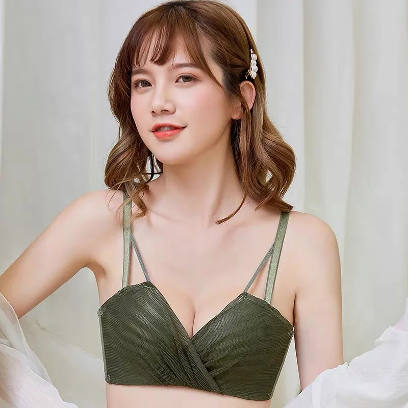 

Women Sexy Bras Comfortable Breathable Underwear Wire Free Bralette 3/4 Cup Push Up Lingerie Women Bra Intimates