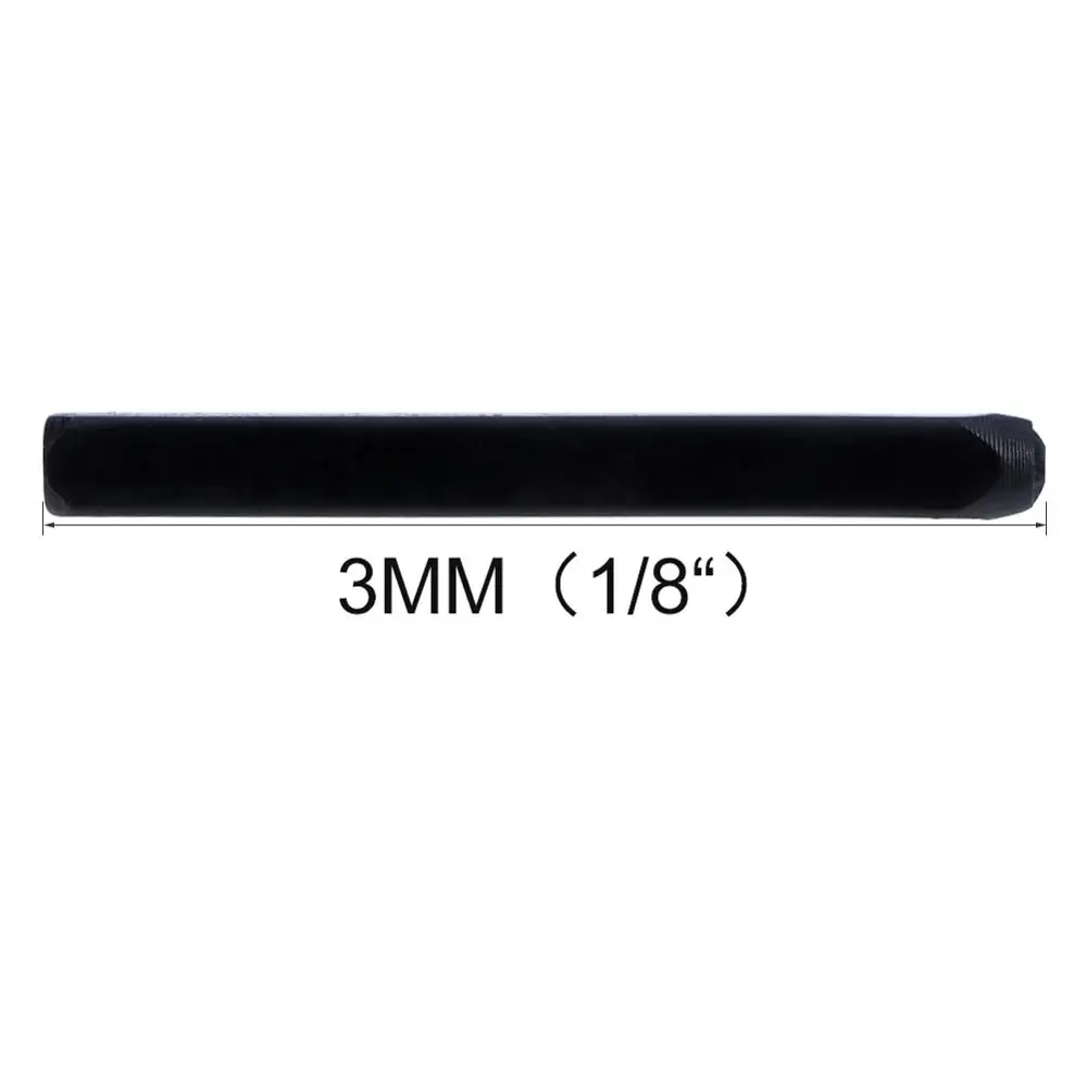3mm 36pcs/set Stainless Steel Letter Number Punch Set Leather Wood Craft Stamp Tool Kit Leather Craft Stamp Tools with Wood Box - Цвет: 3mm