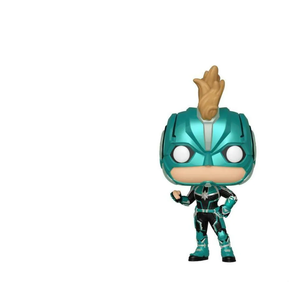 Funko POP Оригинальная кукла Капитан Marvel Кэрол данверс экшн-фигурка дети малыш