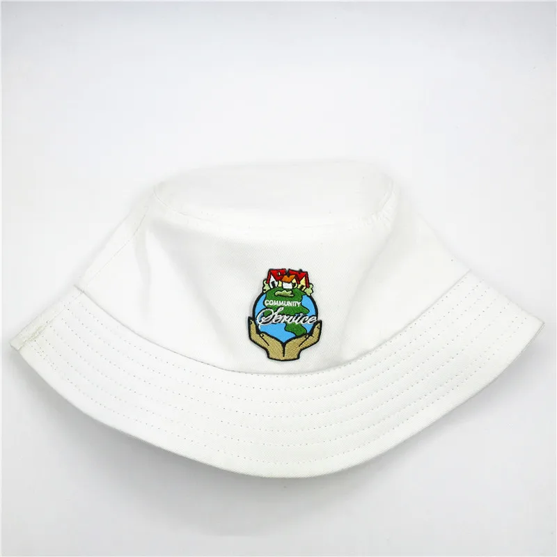 Хлопковая Панама LDSLYJR с вышивкой земли рыбацкая шляпа уличная дорожная от солнца