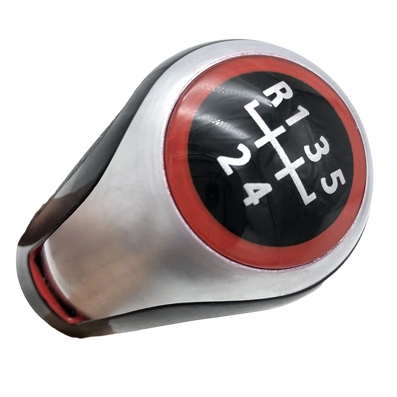 5 Speed Gear knob Для VW Volkswagen Golf V 5/6 MK5 MK6 Scirocco(2009) Octavia ручка переключения рулевого механизма автомобиля Рычажная ручка-паяльник загрузки чехол гетры чехол - Название цвета: 5 Speed Gear knob