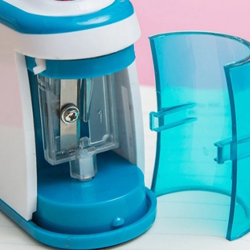 

HUISHENG Electric Pencil Sharpener Student Stationery Colored Pencil Sharpener Helical Blade for Artists Kids Adults