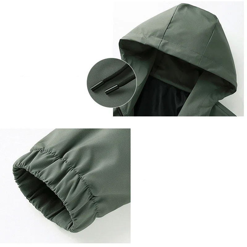 2021 hot sale jacket brand mens outdoor waterproof jacket loose zipper jackets hooded design hip hop sports men clothing m 4xl free global shipping