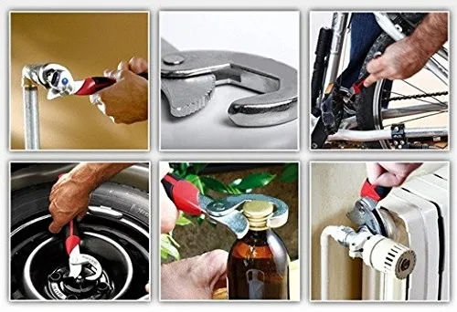 2pc Multi-Function Universal Adjustable Grip Wrench set 9-32mm Quick Spanner Portable For Nuts Retemporel | Инструменты