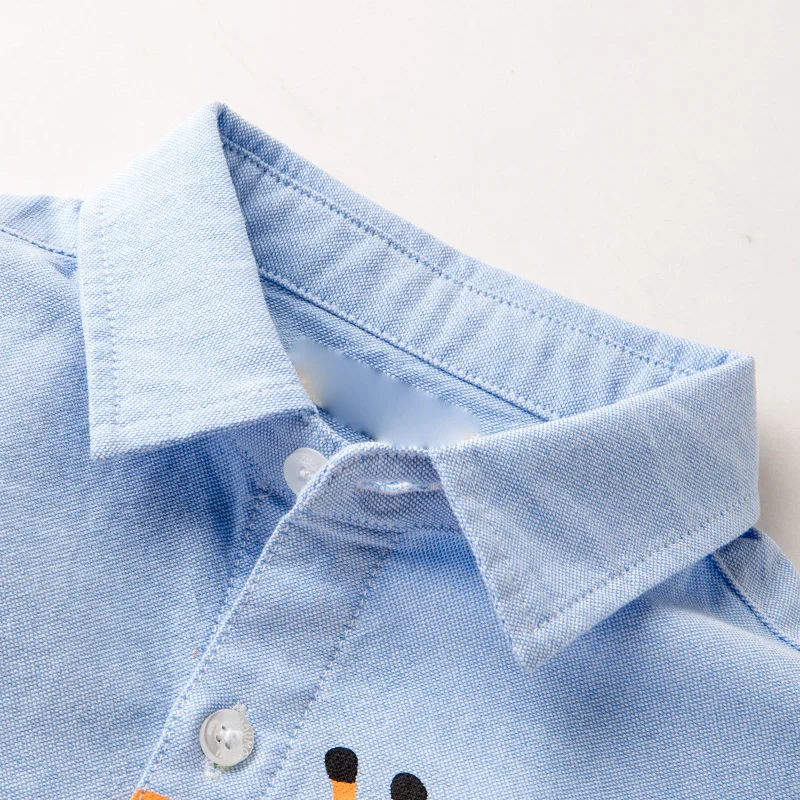 Детская хлопковая рубашка с длинным рукавом рисунком Джокера для мальчиков