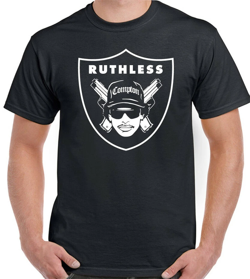 Eazy E Compton Raiders Мужская футболка нва Окленд безжалостные записи прямо из моды