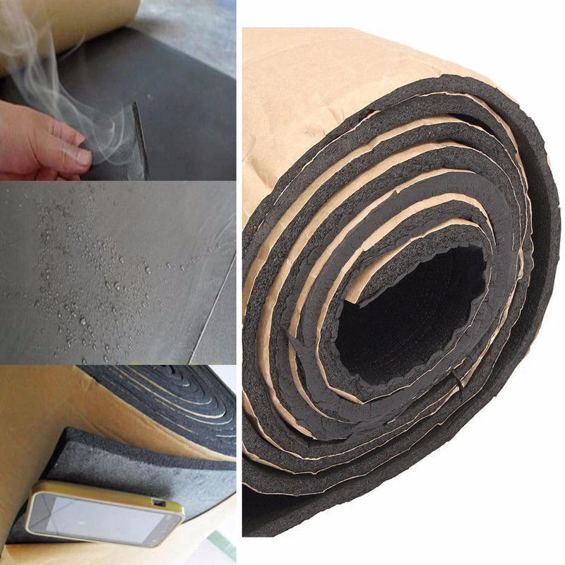 Купи 200*50cm Car Sound Proofing Deadening Insulation Cell Foam high quality accessories parts protector strips for cars за 507 рублей в магазине AliExpress