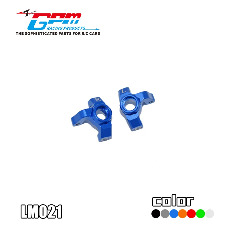 

GPM CNC Aluminum Front Hub Carrier Steering Cup for LOSI 1/18 Mini-T 2.0 2WD Stadium Truck RTR Replace LOS214006