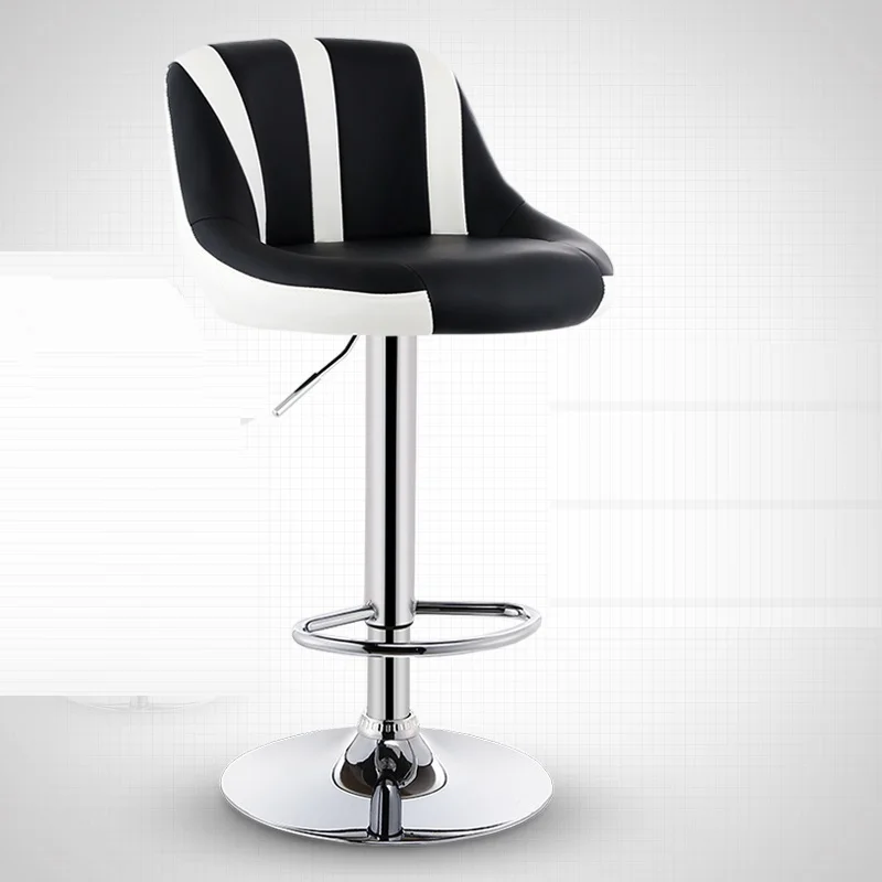 Столешница барный стул кожаный современный силуэт |