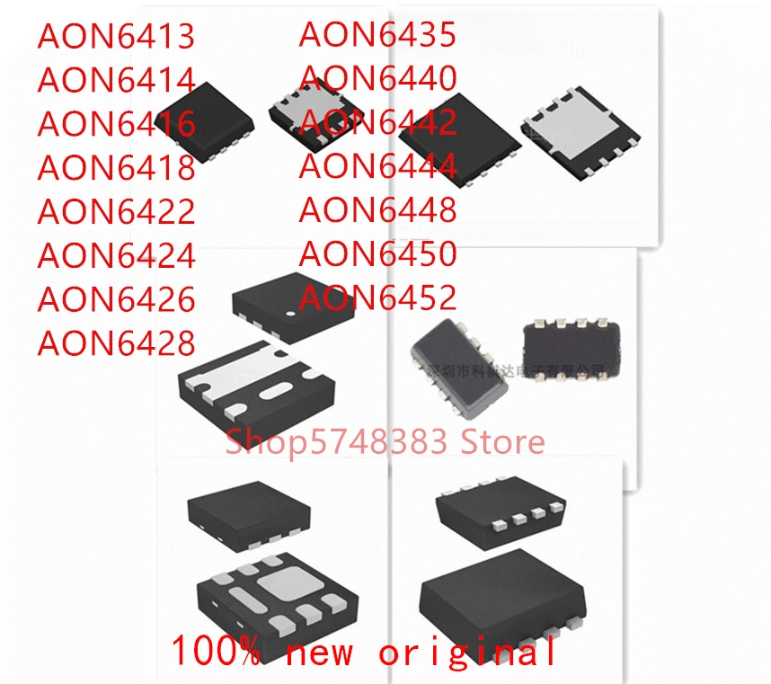 10 шт. AON6413 AON6414 AON6416 AON6418 AON6422 AON6424 AON6426 AON6428 AON6435 AON6440 AON6442 AON6444 AON6448 AON6450 AON6452|Аксессуары