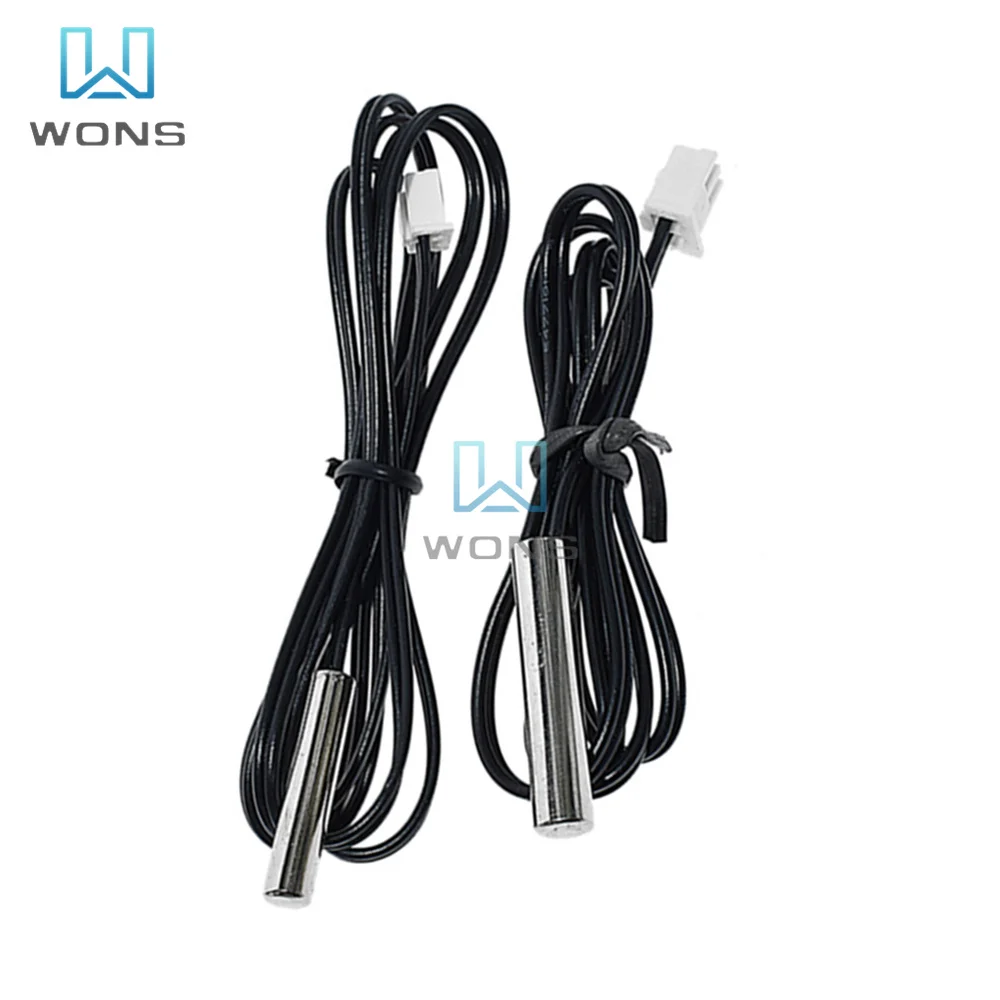 

10pcs NTC 10K 3950 Thermal Waterproof Cable with NTC Sensor Probe 1M for W1209 Thermostat Temperature Control Thermo Controller