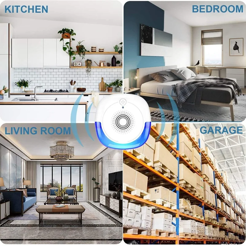 

6 Pack Ultrasonic Pest Repeller Upgraded Electronic Pest Repellent Plug in Indoor Pest Control Insects with EU Plug