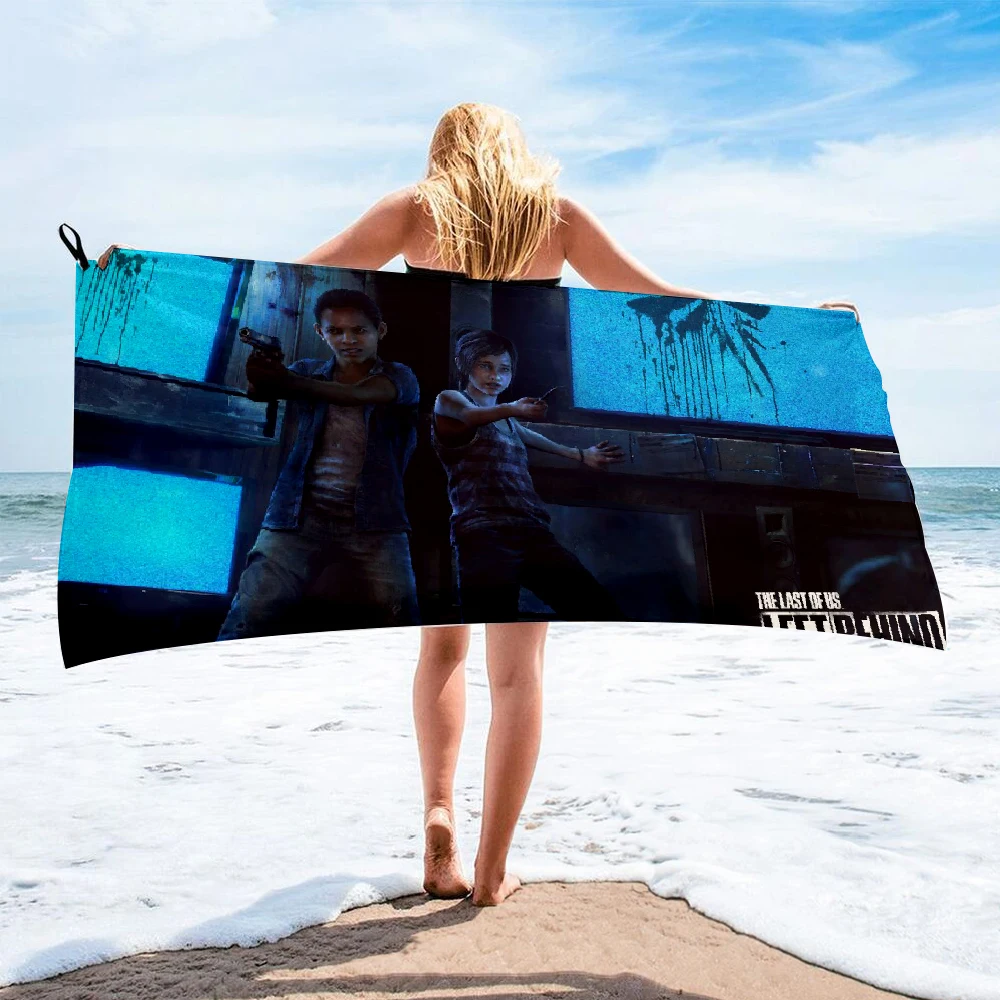 Последнее из нас банное полотенце микрофибры пляжное женское шелковое длинное