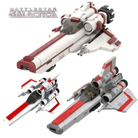 new starsseries spaceship wars battlestar galactica colonial viper building blocks education bricks kid toy gift