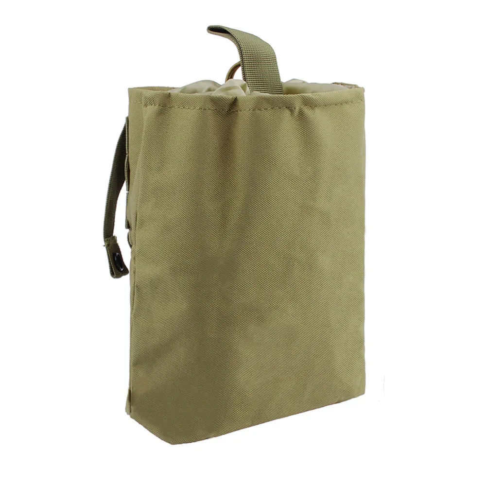 Green Тактическая Сумка Molle, подсумок, подсумок для охоты, страйкбола, военного оружия, патронов, складной карманный ремень, поясная сумка - Цвет: Green