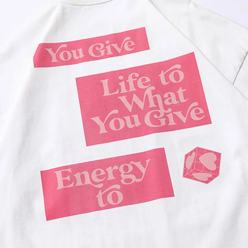 

Men Harajuku bear graphic T-shirt black pink tee retro hip hop streetwear oversized funny short sleeve top fashion trend