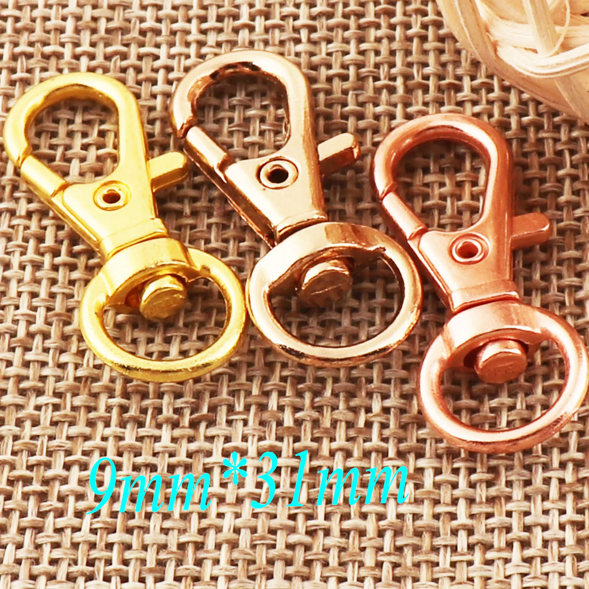 Застежка карабин для кошелька 30 шт.|Пряжки и крючки| |