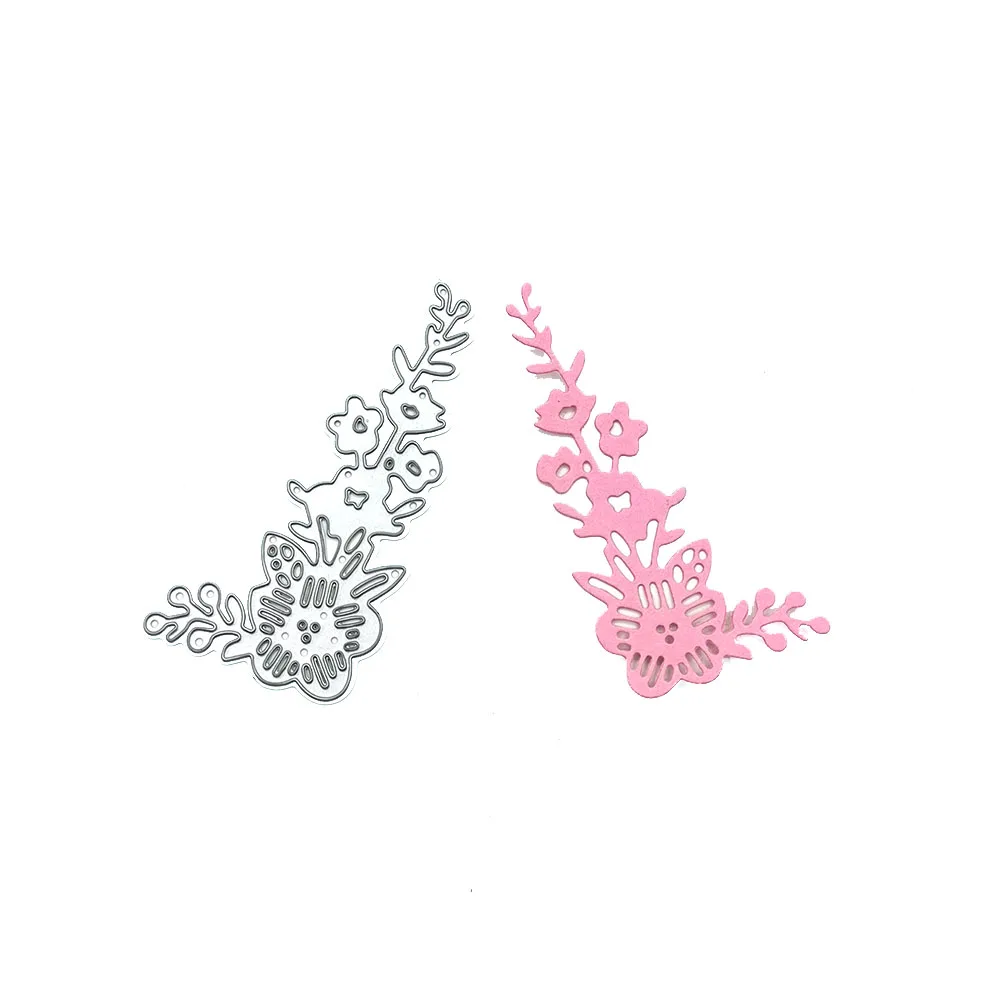 

Julyarts цветущие кустарники новые Вырубные штампы для 2021 формы Скрапбукинг тиснение штампы вырезанные трафареты карточки рукоделие