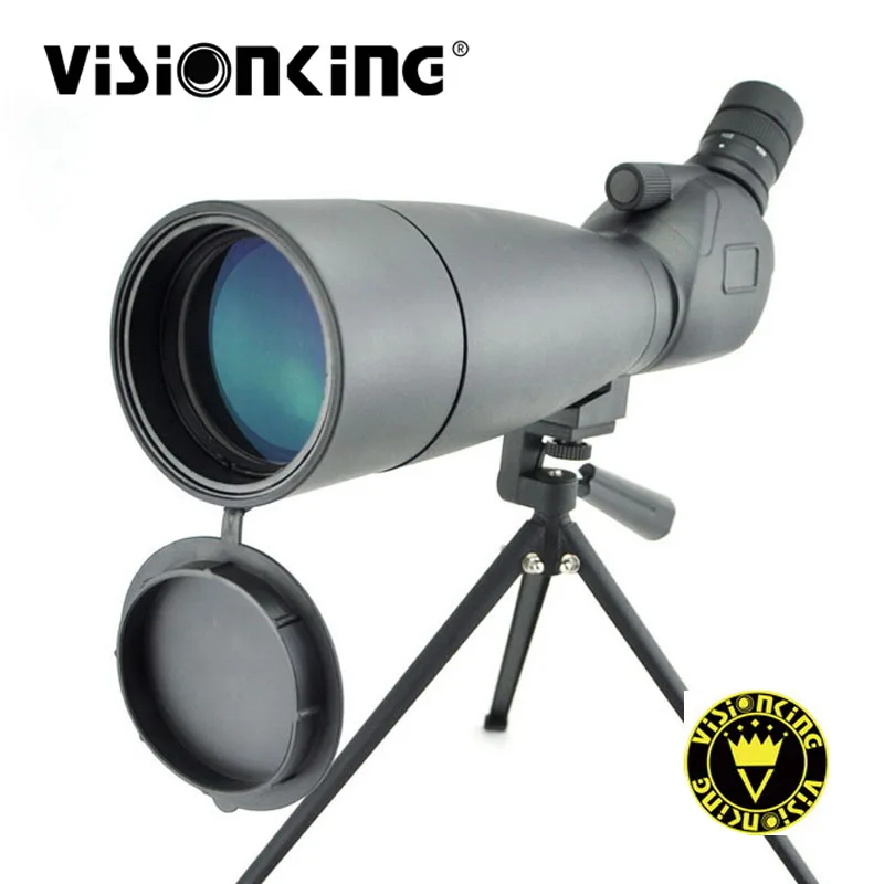 Visionking 20-60x80 Зрительная труба водонепроницаемый дальний зум Bak4 Гольф наблюдение за птицами Охота монокулярный телескоп со штативом