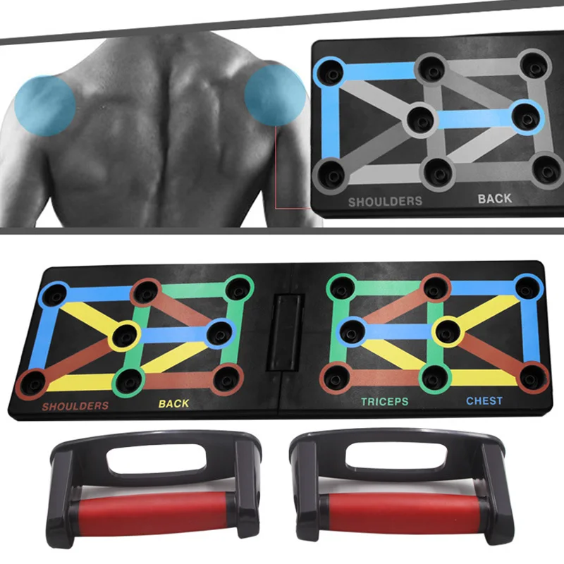 9в1 многофункциональная доска пуш-ап с инструкцией для бодибилдинга