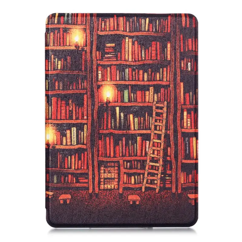 Магнитный умный защитный чехол из искусственной кожи чехол для Amazon New Kindle 10th Generation Release 658 защитная оболочка - Цвет: Bookshelf