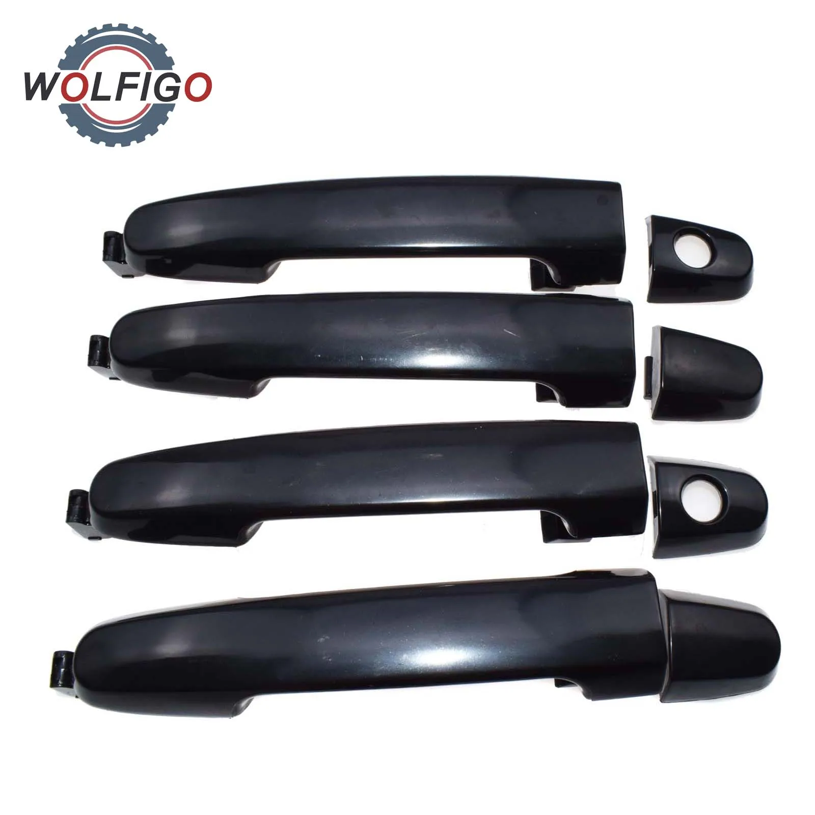 Автомобильная черная Наружная ручка WOLFIGO для Scion xA xB xD tC Toyota Camry Yaris Corolla Prius RAV4 Pontiac