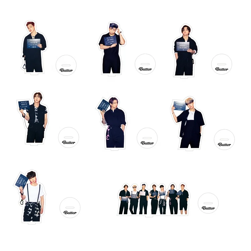 

Оптовая продажа, группа Kpop, прозрачные Bangtan Boys, масло, разрешение на танцы, акриловая подставка, прозрачные фигурки, стоячие настольные