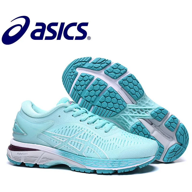 Оригинальная женская обувь Asics-Kayano 25 дышащая устойчивая обувь для бега уличная теннисная обувь Asics-gel kayano 25