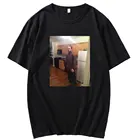 Крутая Мужская футболка с принтом Роберта Пэттинсона, стоящего мема, Хлопковая мужская футболка с коротким рукавом, летние топы с принтом Роба, уличная одежда, мужские футболки