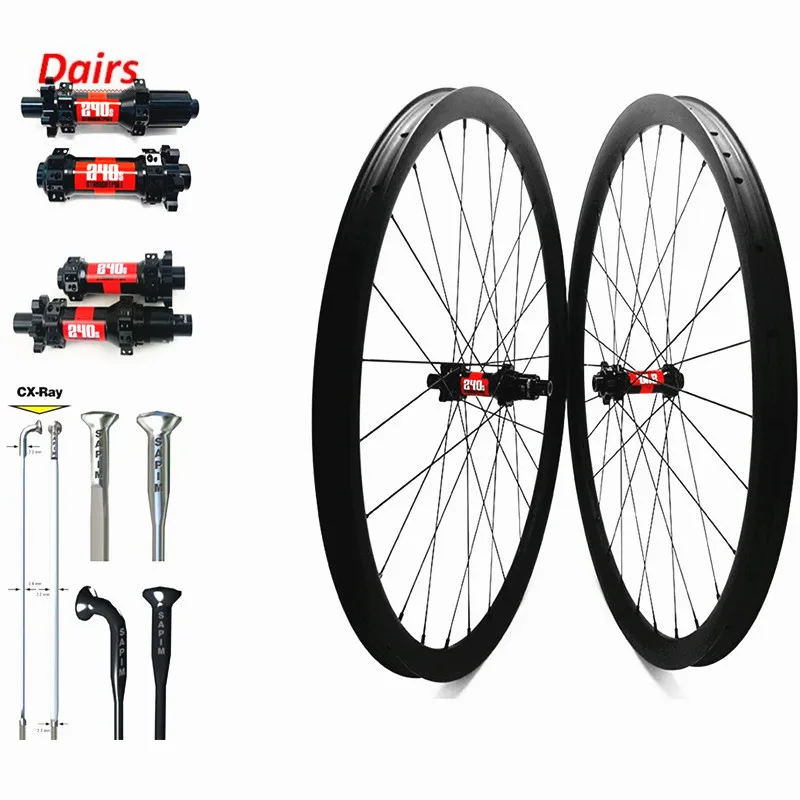 29er Углеродные mtb колеса 30x30 мм бескамерные DT240S boost 110x15 148x12 дисковые 36T 54T