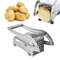 4 blades stainless steel potato chipper vegetable french fry cutter french fry chips cutter slicer manual potato strip chopper