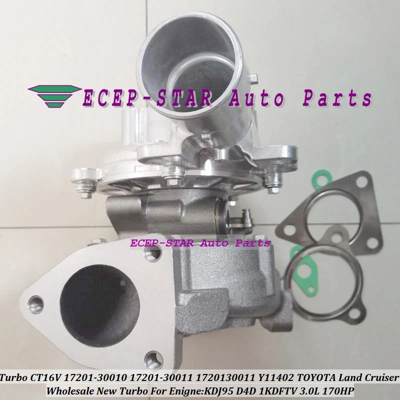 Турбокомпрессор Turbo CT16V 17201 30010 1720130010 для TOYOTA Land Cruiser 120 LandCruiser 1KD FTV 1KDFTV