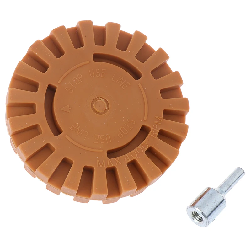 

Новинка, 4 дюйма, универсальное резиновое колесо для удаления клея Автомобиля, клейкая наклейка, инструмент для ремонта краски, высокое каче...