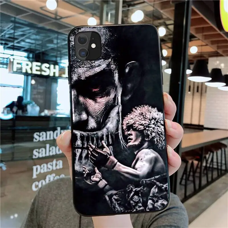 Чехол khabib nurmagomedov time для iphone 13 12 11 Pro Max Mini XS 8 7 6 6S Plus X 5S SE 2020 XR | Мобильные телефоны и
