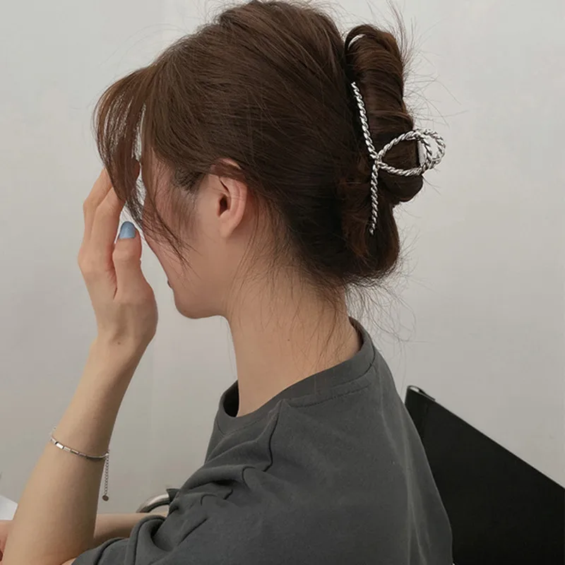 

Женские Геометрические заколки для волос, модные металлические заколки-крабы для волос, модные аксессуары для волос